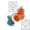 Ac Works Plug Adapter, 10-30R, L14-30P, 0 ft., Orange ADL14301030 - alternate 6
